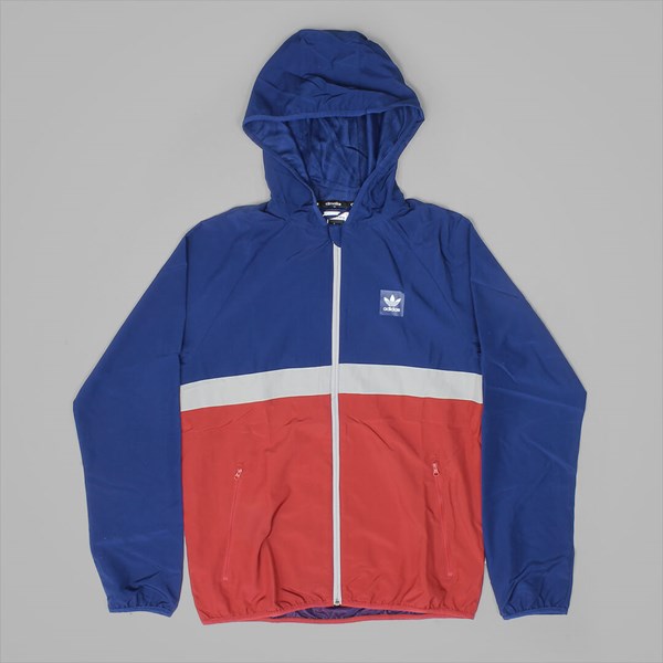 ADIDAS BB WIND JACKET MYSTERY BLUE RED 
