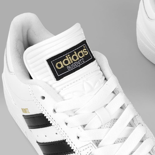 ADIDAS BUSENITZ WHITE CORE BLACK GOLD MET | Adidas Skateboarding Footwear