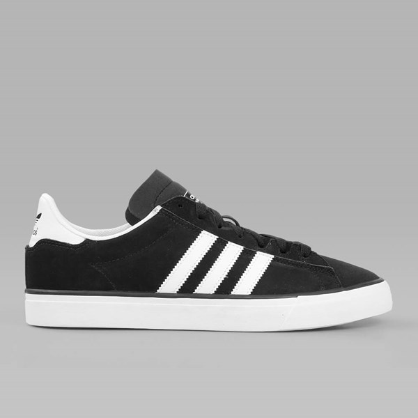ADIDAS CAMPUS VULC II CORE BLACK WHITE GUM | Adidas Skateboarding Footwear