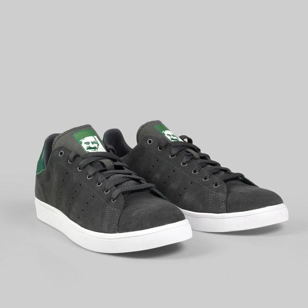 ADIDAS SKATE STAN SMITH VULC TRAINER SOLID GREY/FOREST NIGHT/RUNNING WHITE