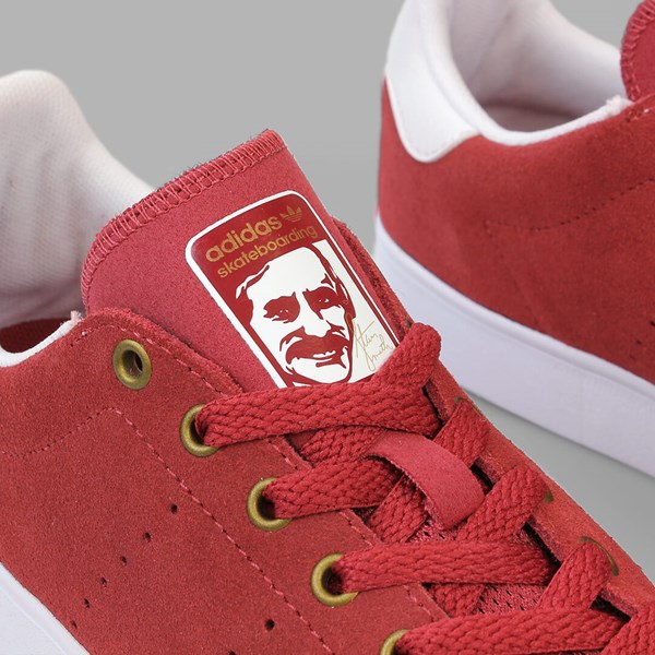 ADIDAS STAN SMITH VULC MYSTERY RED WHITE 