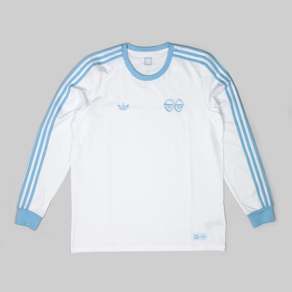 ADIDAS X KROOKED T-SHIRT WHITE CLEAR BLUE  