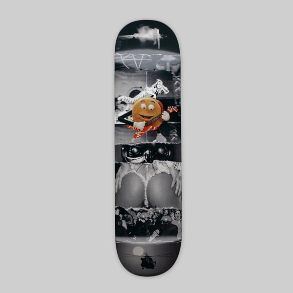 FUCKING AWESOME AVE 'BURGER' DECK BLACK 8.25"