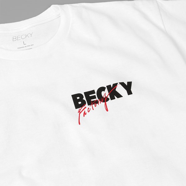 BECKY FACTORY AMY'S BEDROOM TEE WHITE 