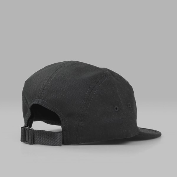 BY PARRA 5 PANEL SIGNATURE VOLLEY HAT BLACK