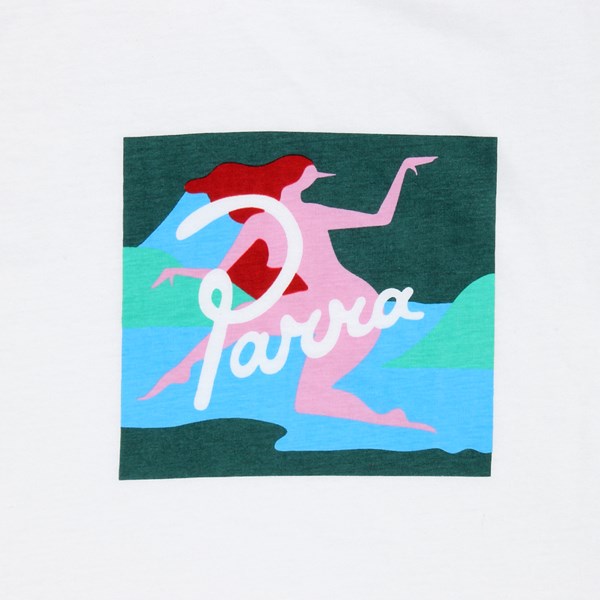 BY PARRA LAGOON SS T-SHIRT WHITE 