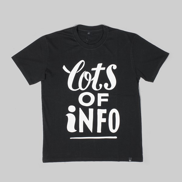 BY PARRA LOTS OF INFO SS T-SHIRT BLACK 
