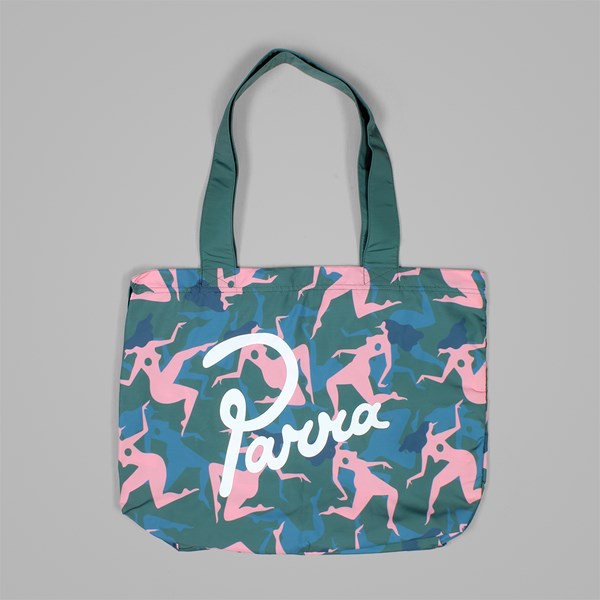 BY PARRA MUSICAL CHAIRS TOTE BAG GREEN