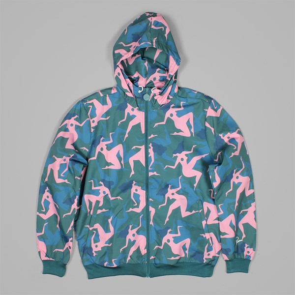 BY PARRA MUSICAL CHAIRS WINDBREAKER JACKET GREEN 