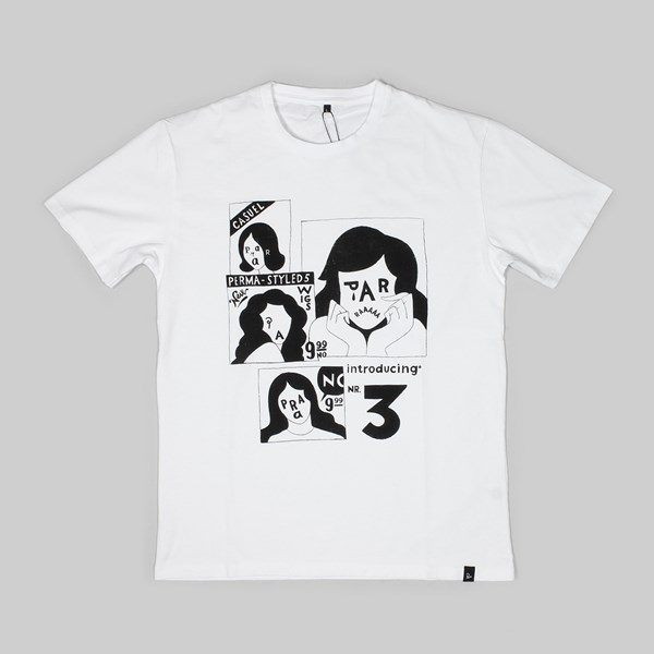 BY PARRA PERMA STYLED SS T-SHIRT WHITE 