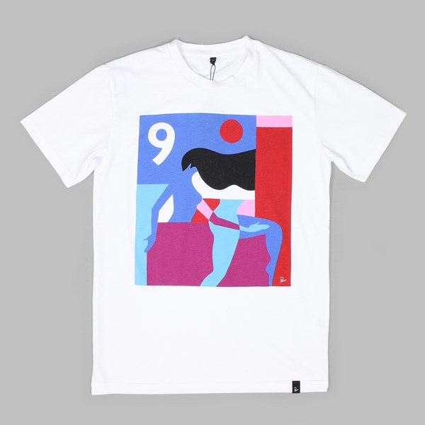 BY PARRA RUNNING BEHIND T-SHIRT WHITE  