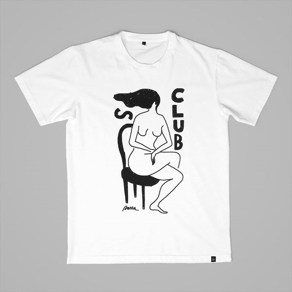 BY PARRA S CLUB T SHIRT WHITE