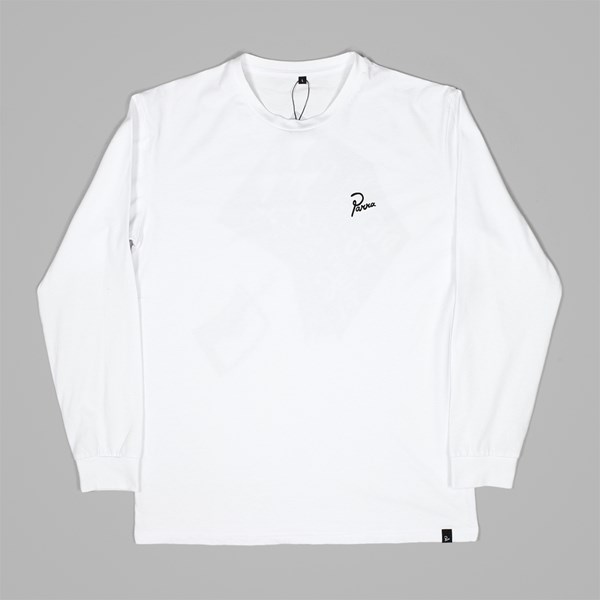 BY PARRA THE JOY INSIDE LONG SLEEVE TEE WHITE  