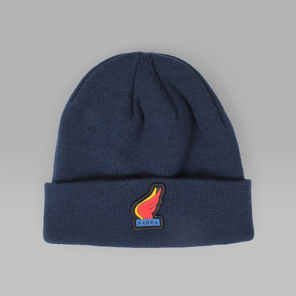 BY PARRA WINGS BEANIE NAVY 