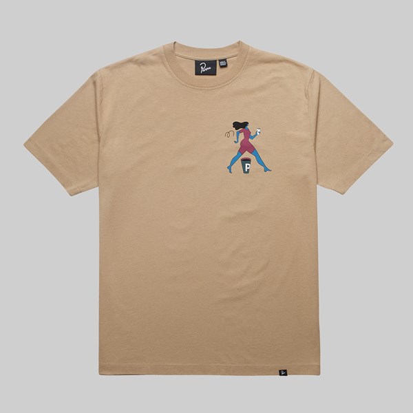 BY PARRA QUESTIONING TEE BEIGE 