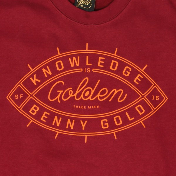 Benny Gold Golden Eye Crewneck Sweatshirt Burgundy