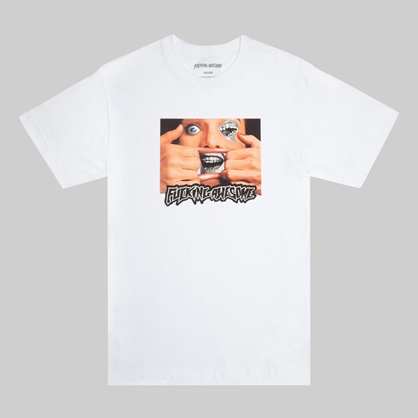 FUCKING AWESOME BRACE FACE SS T-SHIRT WHITE 