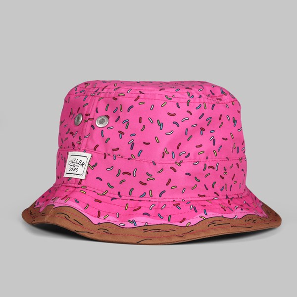 C&S Munchies Bucket Hat Pink Donut | Cayler & Sons Caps