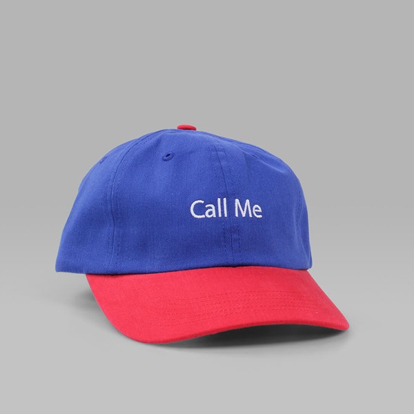CALL ME 917 'CALL ME' CAP BLUE RED