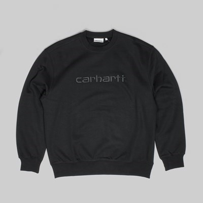 CARHARTT WIP CREW SWEAT BLACK BLACK  