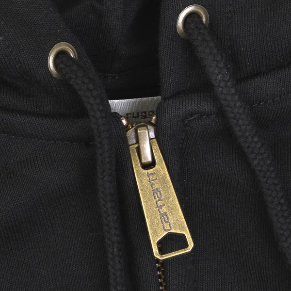 CARHARTT CHASE HOODED JACKET BLACK-GOLD