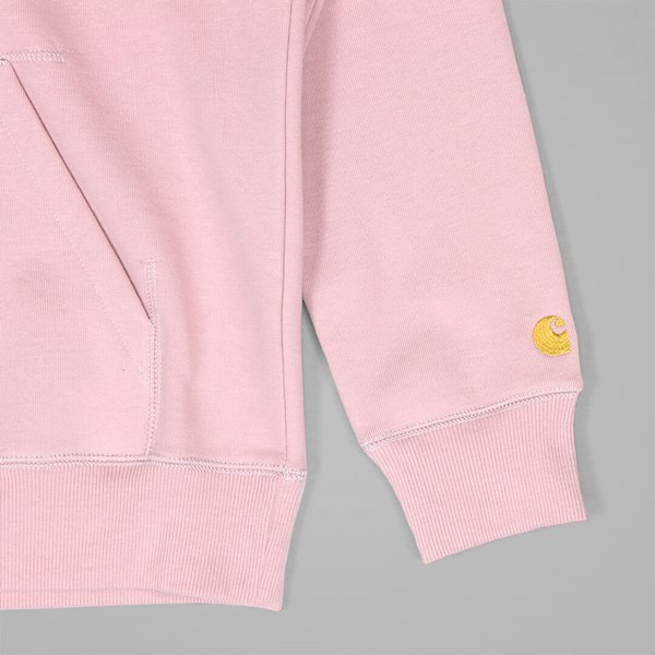 CARHARTT HOODED CHASE SWEAT SOFT ROSE 