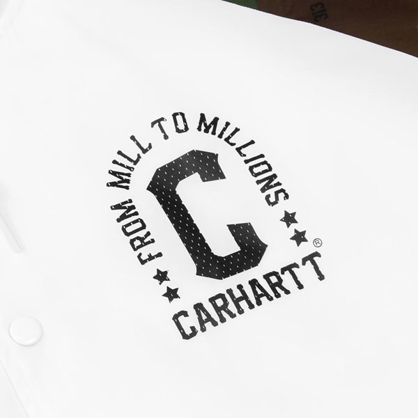 CARHARTT HOODED MILL 89 JACKET WHITE-CAMO 