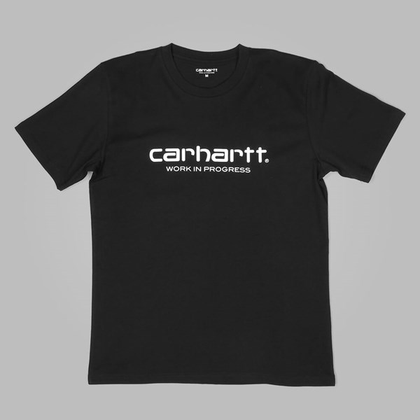 CARHARTT WIP SCRIPT T SHIRT BLACK-WHITE