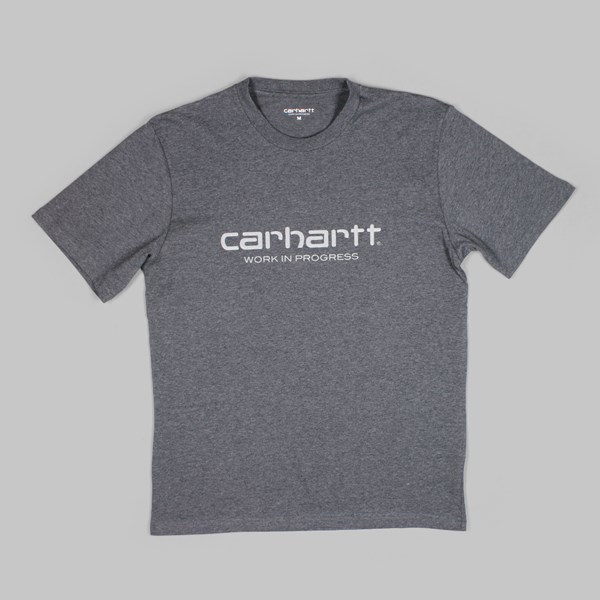 CARHARTT WIP SCRIPT T SHIRT DARK GREY | Carhartt Tees