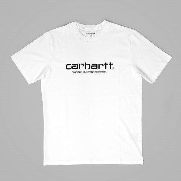 CARHARTT WIP SCRIPT T SHIRT WHITE-BLACK