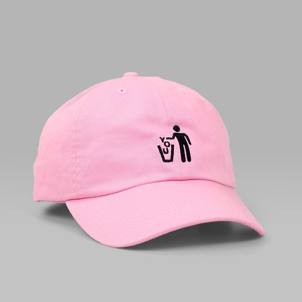 CIGARETTE BRAND DISPOSE OF YOU DAD HAT PINK 