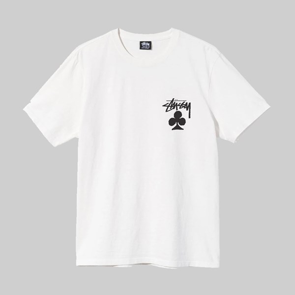STUSSY CLUB PIGMENT DYED SS T-SHIRT NATURAL 