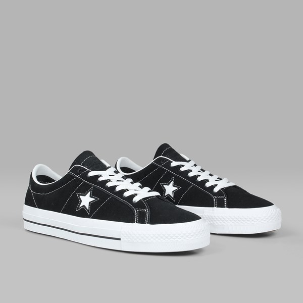 CONVERSE CONS ONE STAR PRO OX BLACK WHITE 