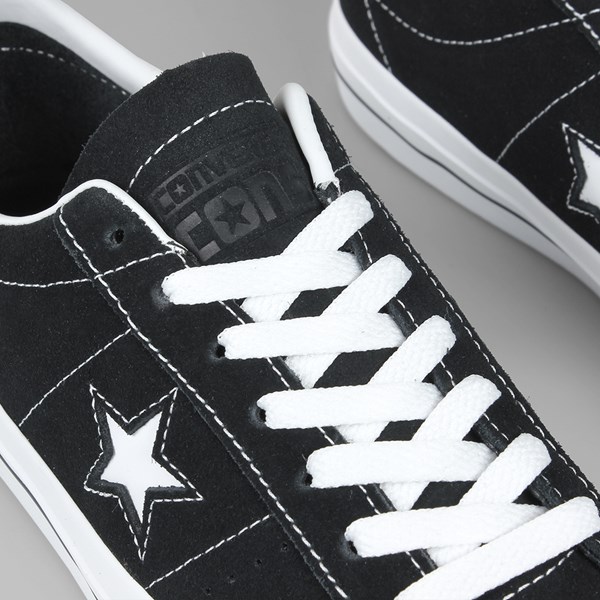 CONVERSE CONS ONE STAR PRO OX BLACK WHITE 