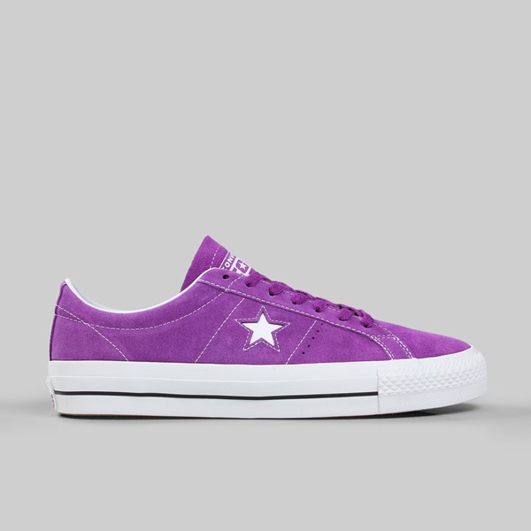 CONVERSE CONS ONE STAR PRO OX ICON VIOLET WHITE 
