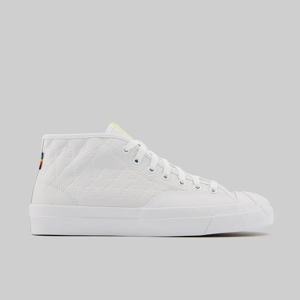 CONVERSE JACK PURCELL PRO 'PRIDE PACK' WHITE CHAMBRAY BLUE 