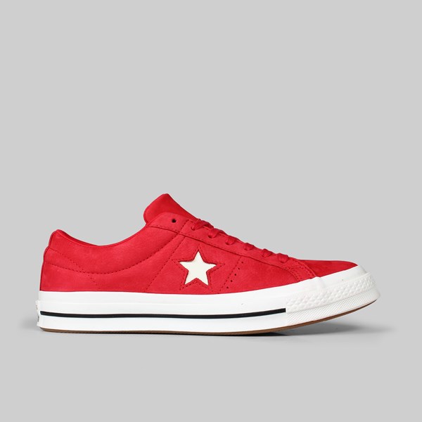 CONVERSE ONE STAR OX CHERRY RED VINTAGE WHITE 