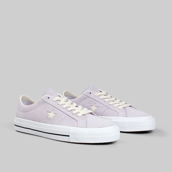 CONVERSE ONE STAR PRO OX BARELY GRAPE DRIFTWOOD 
