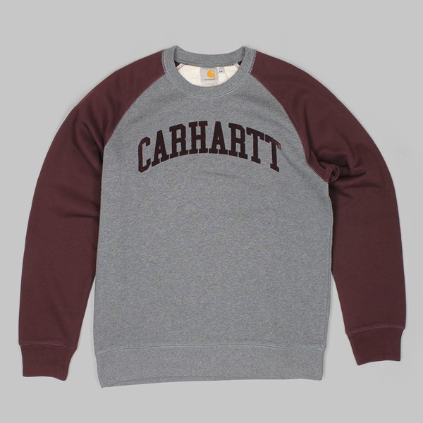 Carhartt Randall Sweatshirt Dark Grey Heather-Damson