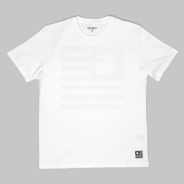 Carhartt State T Shirt White-Black