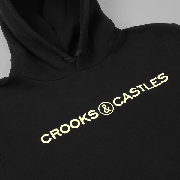 Crooks & Castles Etched Medusa Hooded Sweat Black