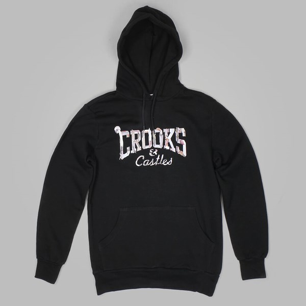 Crooks & Castles Shank Core Logo Hoodie Black