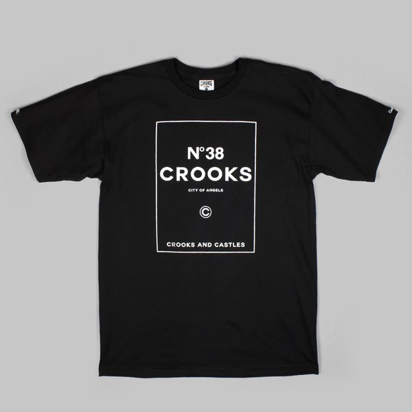Crooks & Castles No 38 T Shirt Black