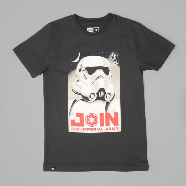 DEDICATED STAR WARS IMPERIAL ARMY T SHIRT CHARCOAL