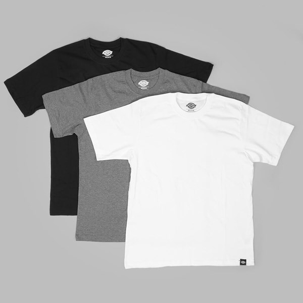 DICKIES 3 PACK MULTI-COLOR T SHIRTS 