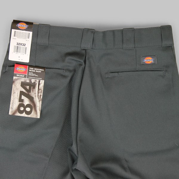 Dickies Original 874 Work Pant Charcoal | Dickies Trousers
