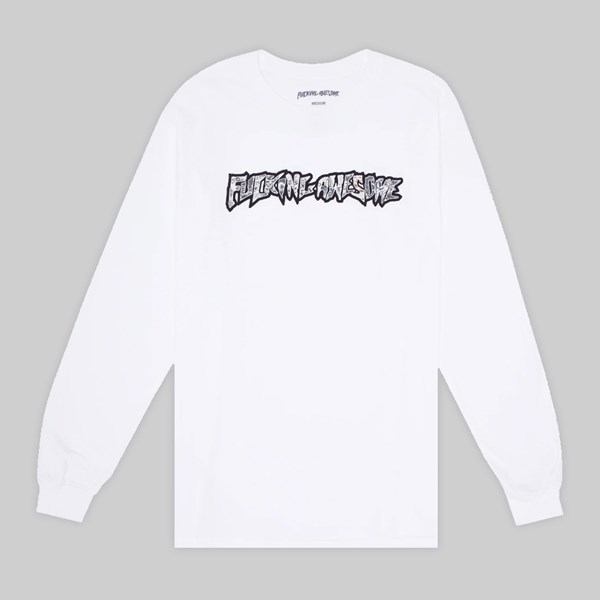 FUCKING AWESOME ACTUAL VISION GUIDANCE LS TEE WHITE 