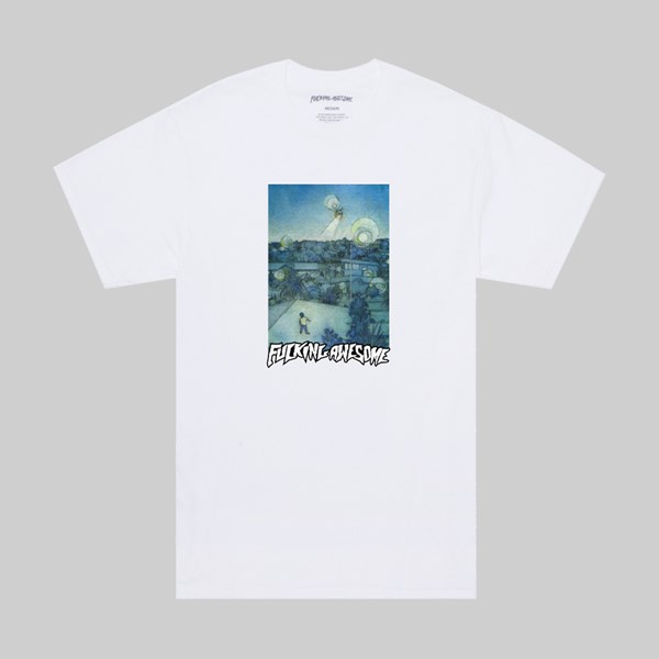 FUCKING AWESOME HELICOPTER SS T-SHIRT WHITE 