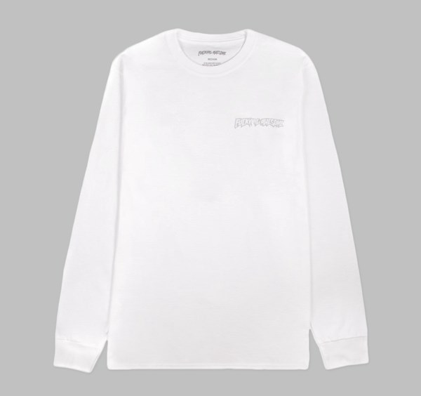 FUCKING AWESOME X INDY HOSTAGE LS TEE WHITE   