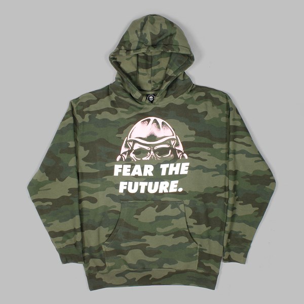 FLYING COFFIN FEAR THE FUTURE PO HOODIE CAMO 